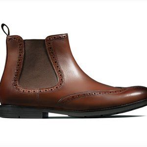 Clarks Ronnie Top Leather Chelsea Boot Size 11